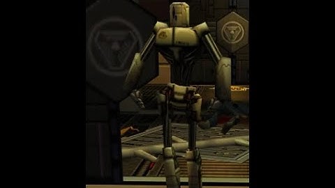 System Shock 2 Classic Dancing  Protocol Droid