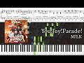 【ピアノ楽譜】You!Joy!Parade! / M!LK【ソロ上級】