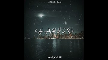 قرآن كريم بصوت القارئ: عمر الدريويز || أجمل حالات واتس اب دينيه 🌃 || تلاوة خاشعة 🖤😴