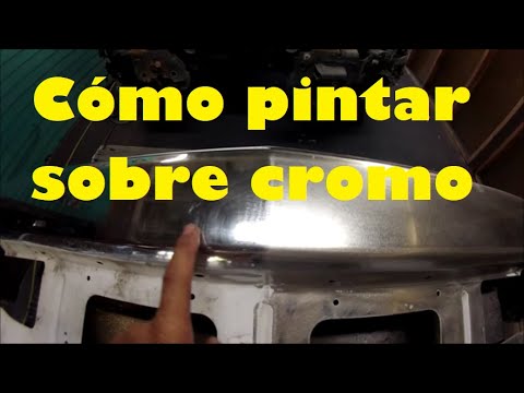 Video: ¿Puedes pintar sobre plástico cromado?