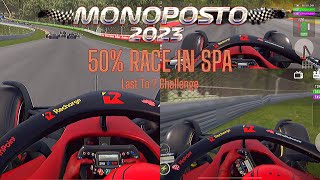 Monoposto 2023 50% RACE IN SPA!