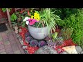 Garden Design (136) - 🍂🍁 Jesienne kompozycje w donicach 🍂🍁 Gazebo entrance autumn flower pots.