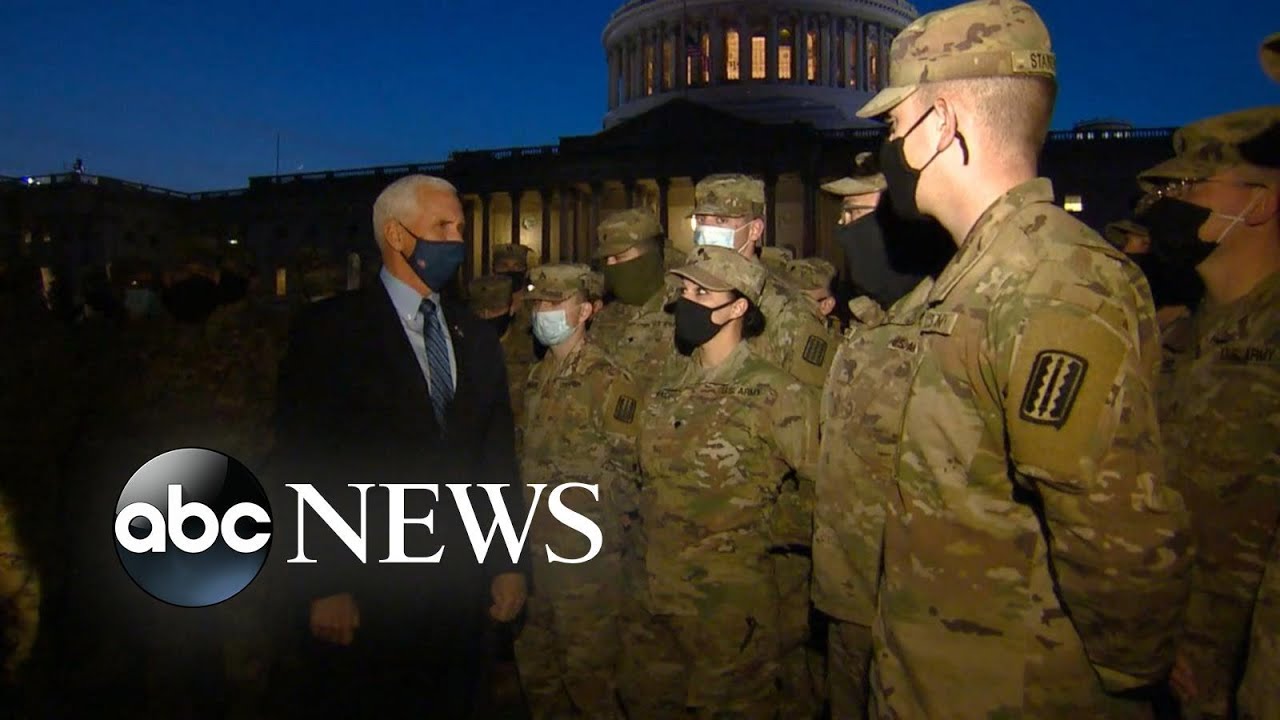 Vice President Mike Pence thanks National Guard for protection, inauguration | WNT