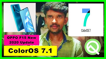 OPPO F15 New Update | ColorOS 7.1 | Android 10 | in kannada