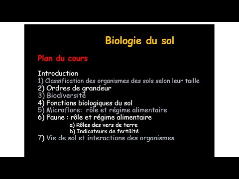 Biologie du sol