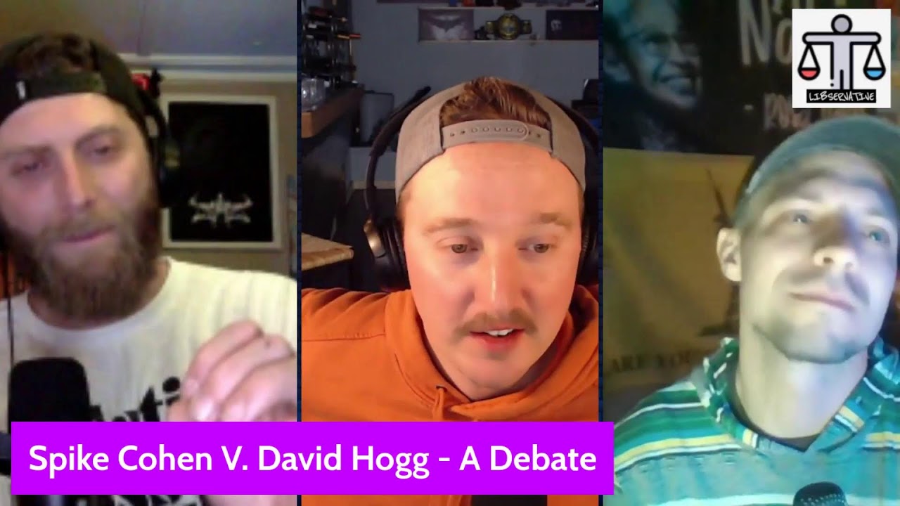 WATCH PARTY! Spike Cohen VS David Hogg DEBATE GUN CONTROL