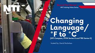 NTI Boilers - Changing Languages in the Display TRX, FTVN, NTI Compass, GF150