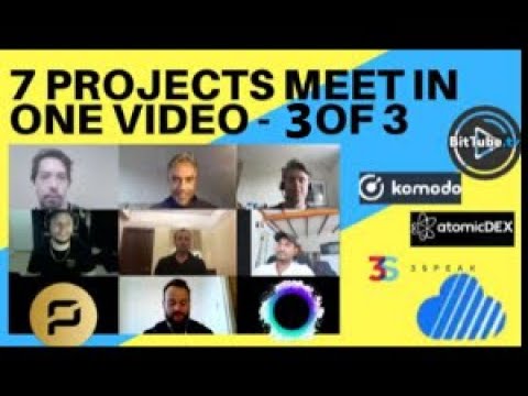 7projects-meet-in-one-video!skycoin,holochain,komodo,bittube,atomicdex,piratechain+3speak-online!3/3