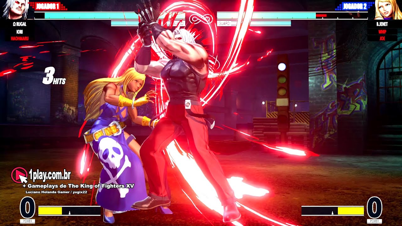 The King of Fighters XV! Haohmaru (Samurai Shodown), Rugal vs. B. Jenet in the Subway Tracks Stage!