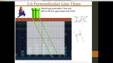 Honors Geometry: 3.6 Perpendicular Lines Theorems