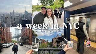NYC VLOG 🚕🗽exploring the city, what we did (full itinerary) + where we ate 🍕