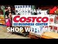 *HUGE* $635 COSTCO 🤯 BUSINESS CENTER SHOP WITH ME & HAUL WITH PRICES | Crystal Evans