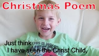 Weihnachten-Denkt euch, ich habe das Christkind gesehen - Kanal für Kinder / Kinderkanal