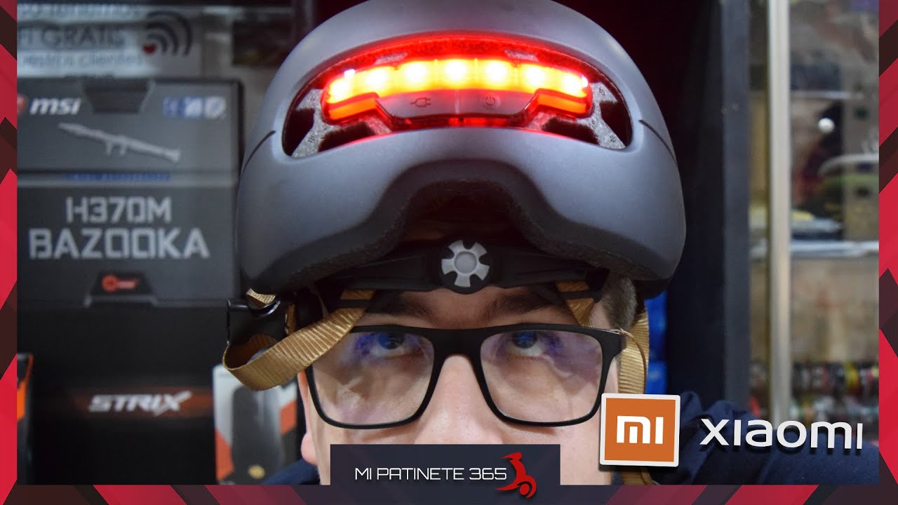 EL MEJOR ACCESORIO PARA EL PATINETE ELÉCTRICO 📦 Unboxing Casco Inteligente  Smart4U Xiaomi 