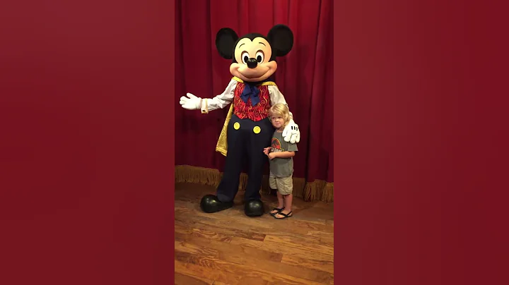 Des Meeting Talking Mickey at Magic Kingdom