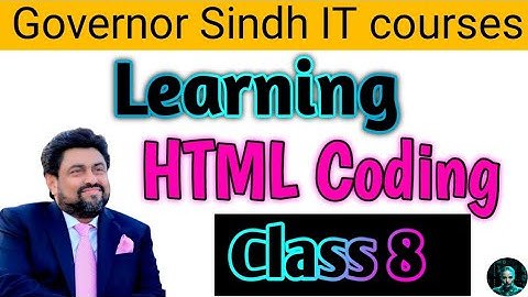 Learning html coding class 8 #governorsindh #viral #trending #online #ai #aiplanet #viralvideo #fypシ