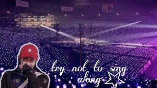 try not to sing along || BTS ARMY