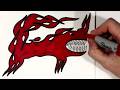 Sharpie Drawing "Monster Firefly" Chad Ink Art
