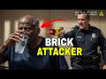 POLICE Capture Violent BRICK Attack During Property Fight ARREST on CAMERA!!