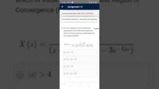 NPTEL ASSIGNMENT SOLUTION WEEK 12, SIGNAL AND SYSTEM