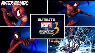 Ultimate Marvel vs Capcom 3 Spider Man Sam raimi skin MOD All Hyper Combos