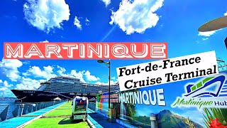 MARTINIQUE , Fort-de-France Cruise Terminal and Ferry to the Beach