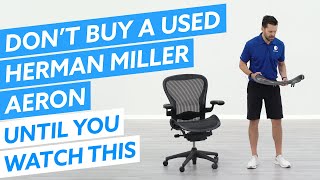 Don't Buy A Used Miller Aeron Until See Video - YouTube