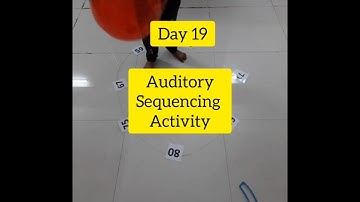 Auditory Sequencing activity