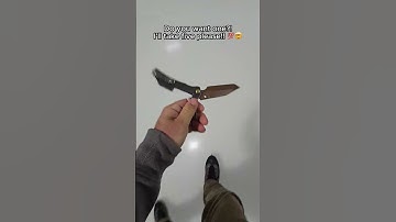 HET WILDSTE vouwmes ooit?! 💯🤯 Kansept Hazard! Ontworpen door Steven Dunnuck