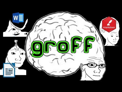 groff / troff：MUHMINIMALISTドキュメント