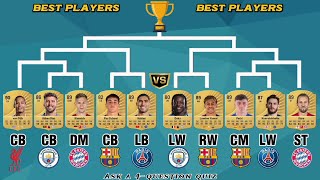 🔥⚽ BEST PLAYERS BY JERSEY NUMBER – ULTIMATE FOOTBALL COMPARISON! 👑