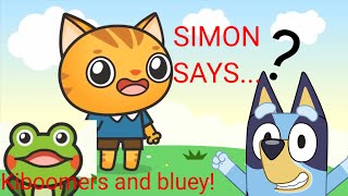 Simon says in Kiboomers and bluey!