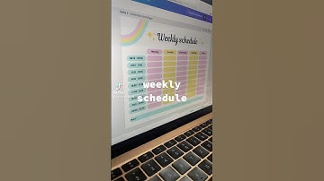 weekly schedule 🗓️ #weeklyschedule #planner #study #university #student #aesthetic #carolinastudie