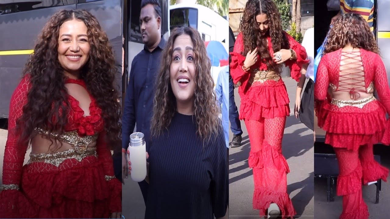 Indian Idol Season 13 Neha Kakkar Arrives For Grand Finale Shoot at