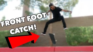 HOW TO DO A TRE FLIP (with front foot catch!)