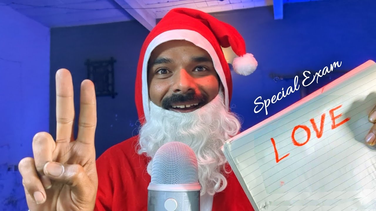 ASMR Christmas Cranial Nerve Exam and Special Check-up 🎄