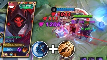 WTF DAMAGE!!! ARGUS BRUTAL ONE SHOT BUILD | ARGUS BEST BUILD 2022 | MOBILE LEGENDS