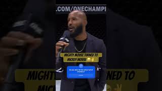 🐐🐐The GOAT Mighty Mouse (aka Mickey Mouse) #champion #goat #mma