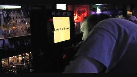 Live demo of the Checkpoint 3000 Breathalyzer Terminal.