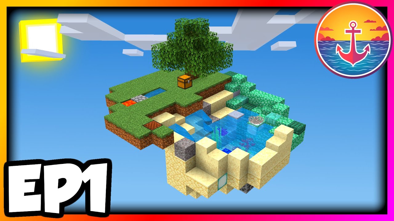 The Start Of Something New | Minecraft Skyblock Let's Play Episode 1 ...