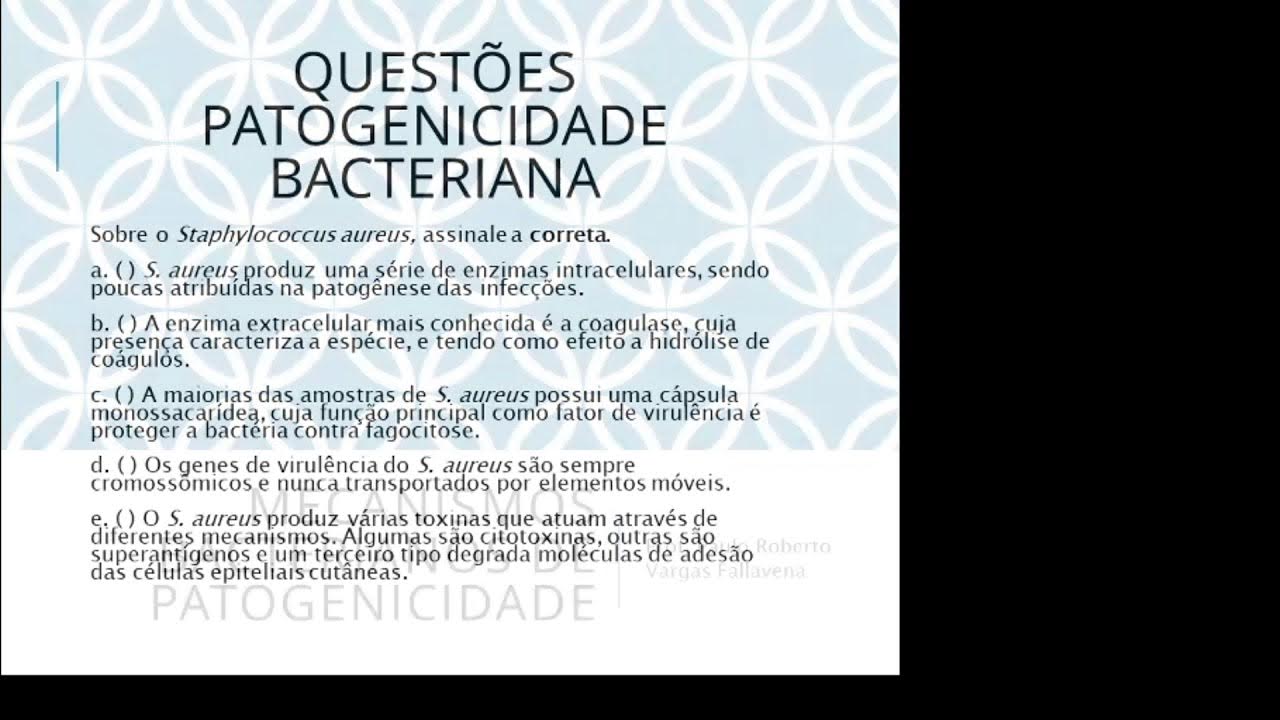 Patogenicidade parte 1 principais características de agentes patogênicos YouTube