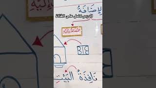 المضاف والمضاف إليه #إعراب #نحو