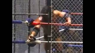 Jimmy Superfly Snuka Jumps Off The Top Of The Steel Cage Vs Muraco At Madison Square Garden 10/17/83 screenshot 4