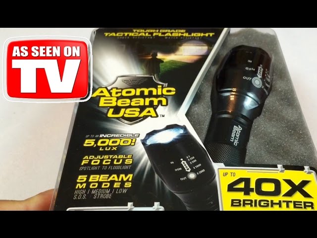 As Seen on TV Bulbhead Atomic Beam Flashlight