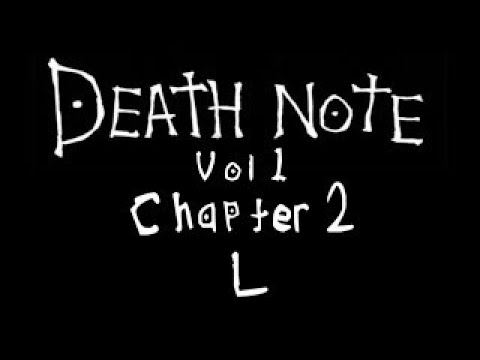 Death Note Manga Vol 1 Chapter 2 L
