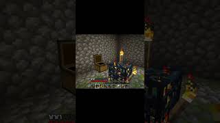 GEÇERKEN SPAWNER BULDUM #shorts #minecraft #gaming #oyun #hayattakalma