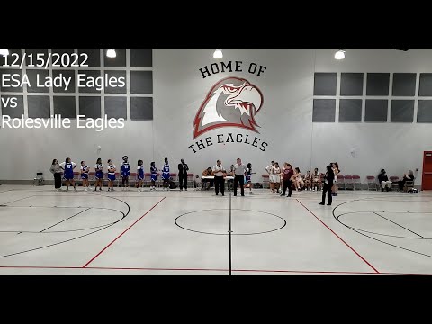 8th Game - Envision Science Academy Lady Eagles vs Rolesville Eagles 2022 - 23 Basketball Season