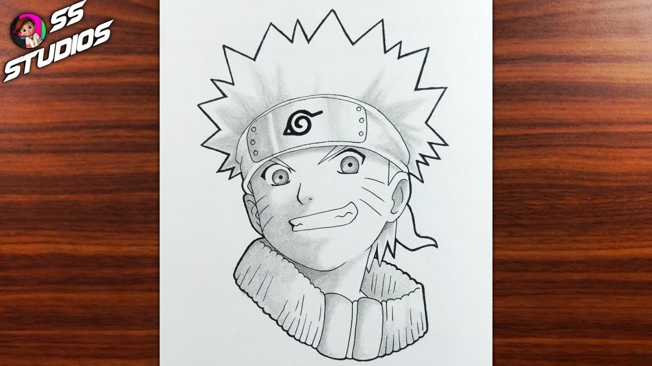 how to draw Naruto Uzumaki step by step