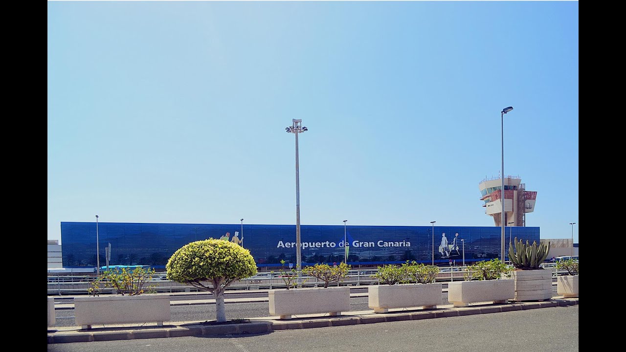 Gran Canaria Airport Weg zum Bus
