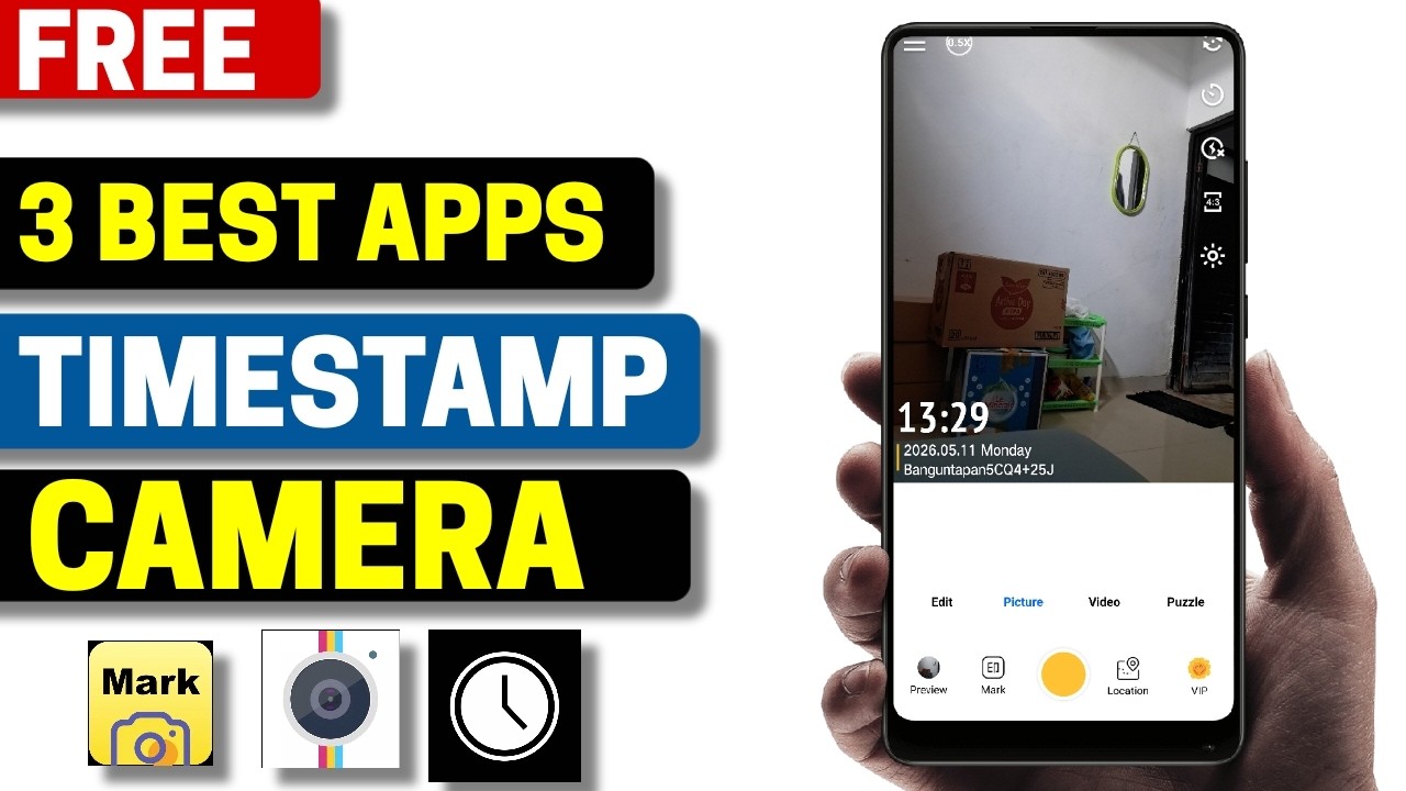 3 Best Free TimeStamp Camera Apps for Android 2026 - YouTube